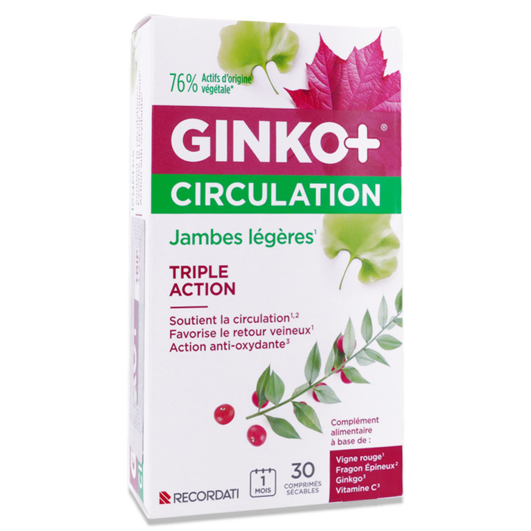GINKO CIRCULATION 30 COMPRIMES