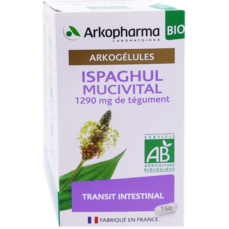 ARKOPHARMA ISPAGHUL MUCIVITAL TRANSIT INTESTINAL 150 GELULES