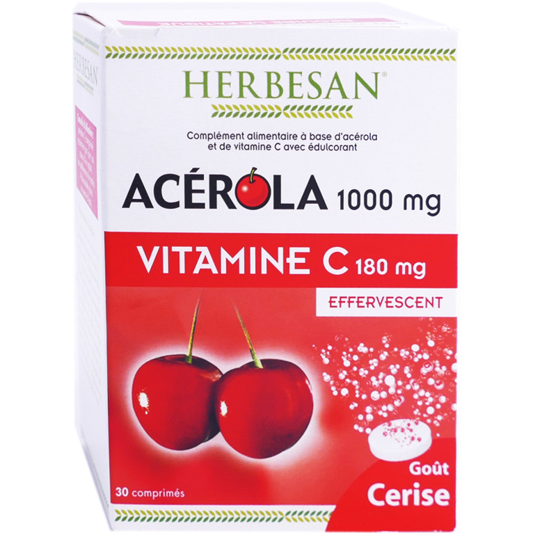 Acheter Alvityl acérola 1000 vitamine C 30 comprimés sur