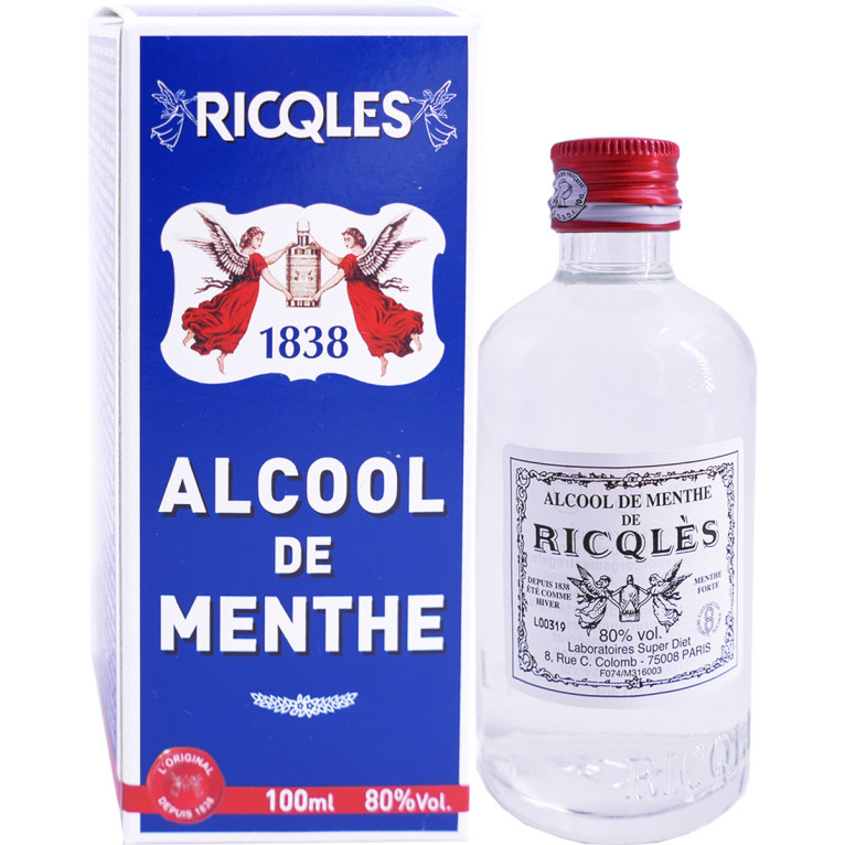 RICQLES Alcool de menthe 80% vol 50 ml - Pharma-Médicaments.com