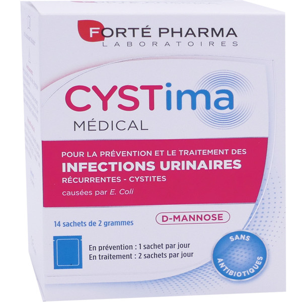 FORTE PHARMA CYSTIMA INFECTIONS URINAIRES 14 SACHETS 2G Visage et corps