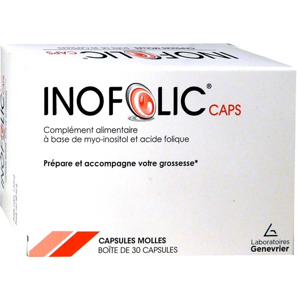 INOFOLIC CAPS SPECIAL GROSSESSE 30 CAPSULES Compléments alimentaires