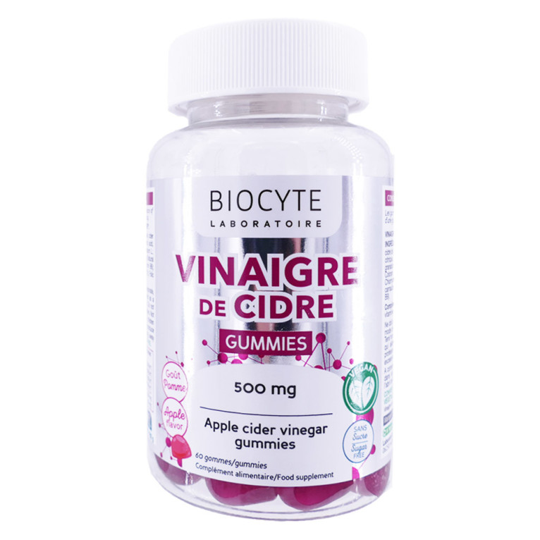 Biocyte Vinaigre de Cidre Gummies - 60 gummies - Pharmacie en ligne