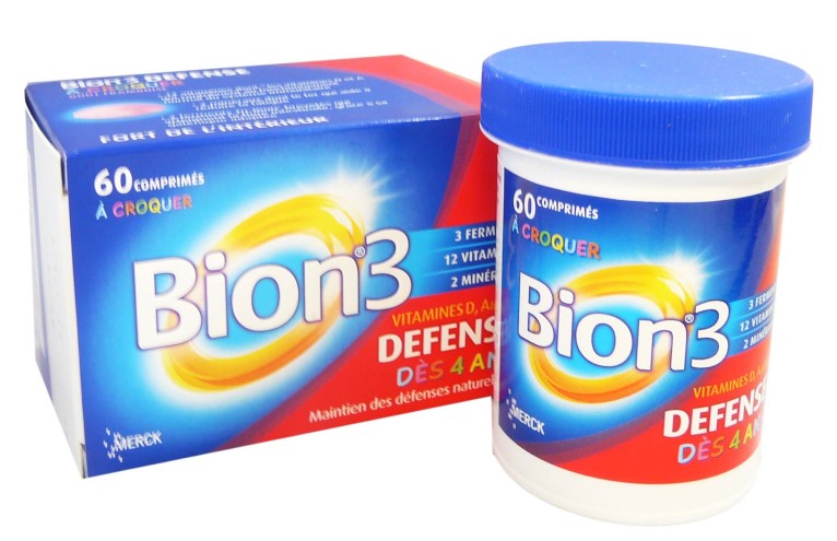 BION 3 Defense Junior Comprimés à croquer goût framboise Boite
