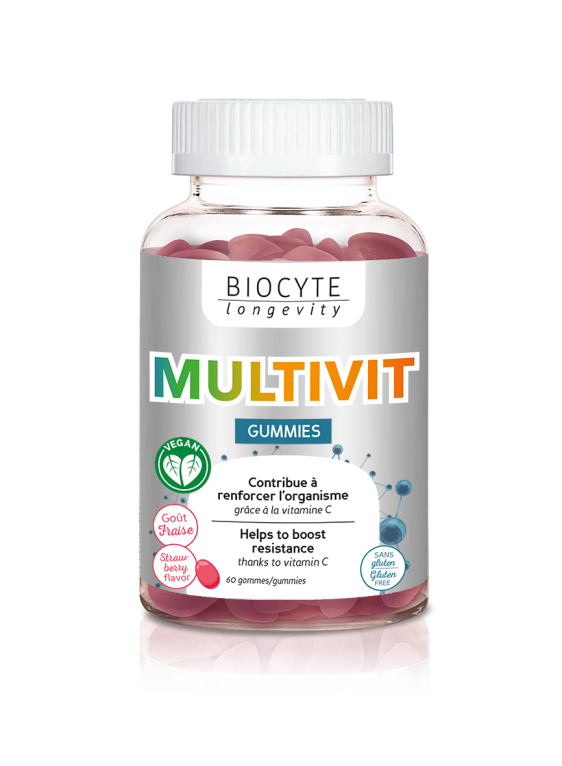 Alvityl Vitalité 60 gommes à mâcher, complément alimentaire à base de  vitamines pour renforcer l'immunité