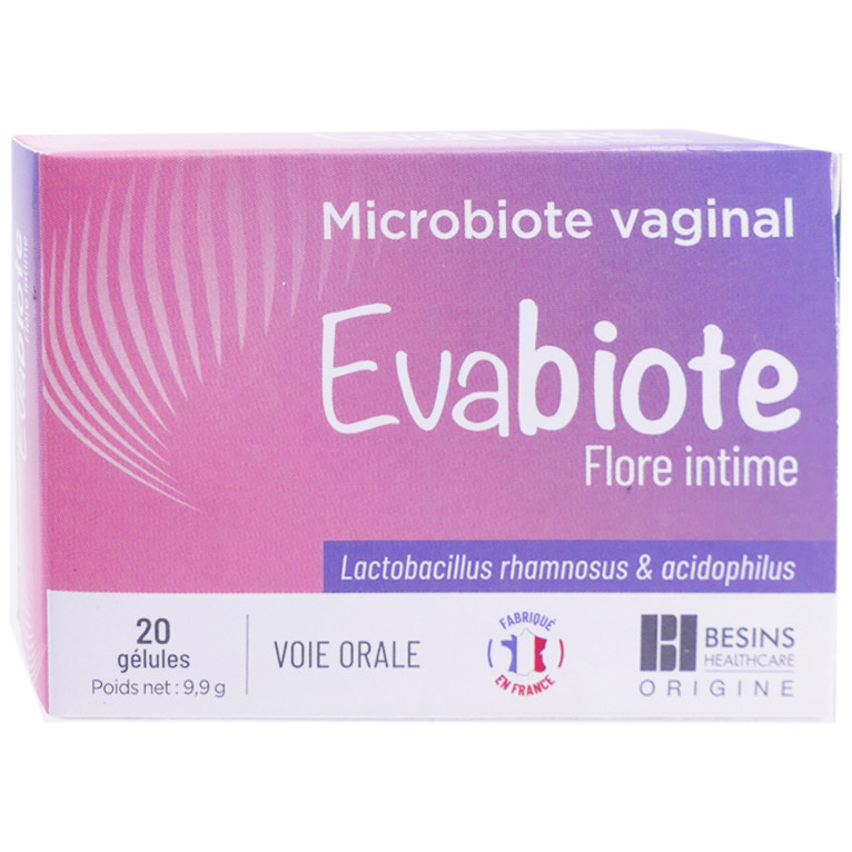 EVABIOTE FLORE INTIME MICROBIOTE VAGINAL 20 GELULES