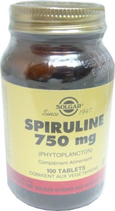 SOLGAR SPIRULINE 750MG 100 TABLETS
