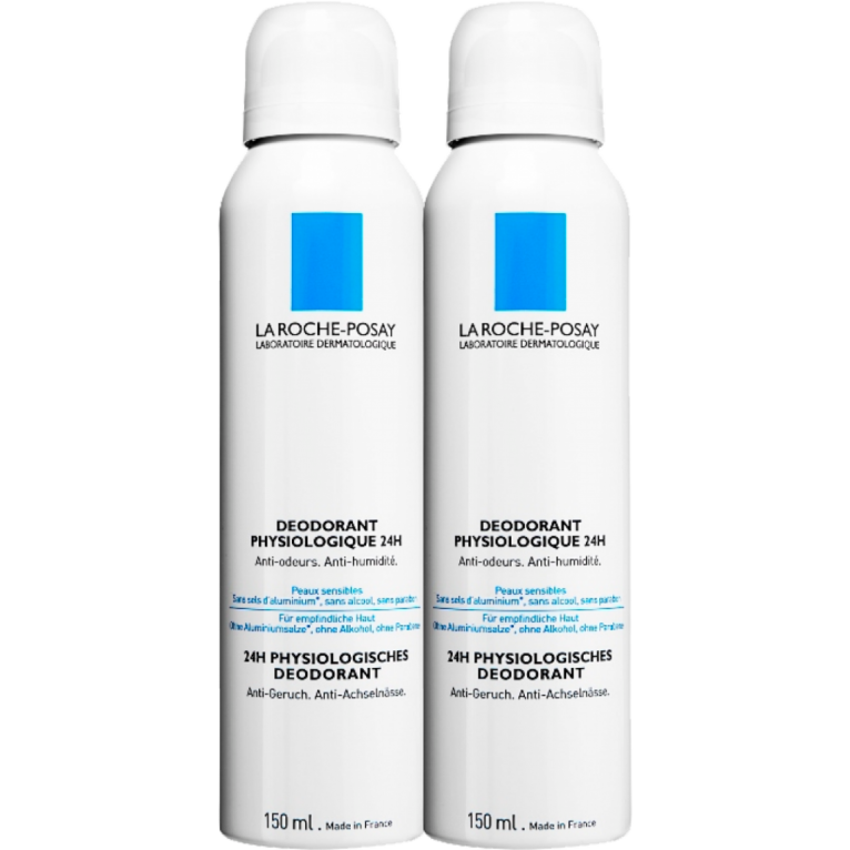 LA ROCHEPOSAY DEODORANT SPRAY 24H LOT DE 2