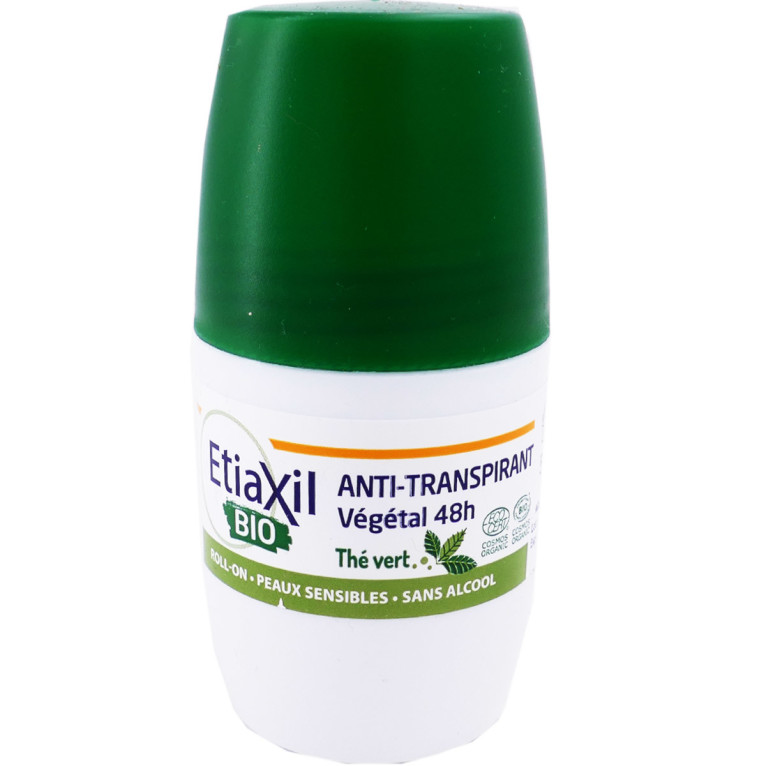 ETIAXIL BIO DEODORANT ANTI TRANSPIRANT VEGETAL 48H THE VERT 50ML