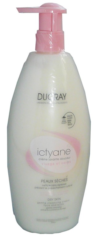 ICTYANE Crème Lavante Für Trockene Haut | 200ml | Sanfte Waschcreme Ohne Seife | Physiologischer PH-Wert