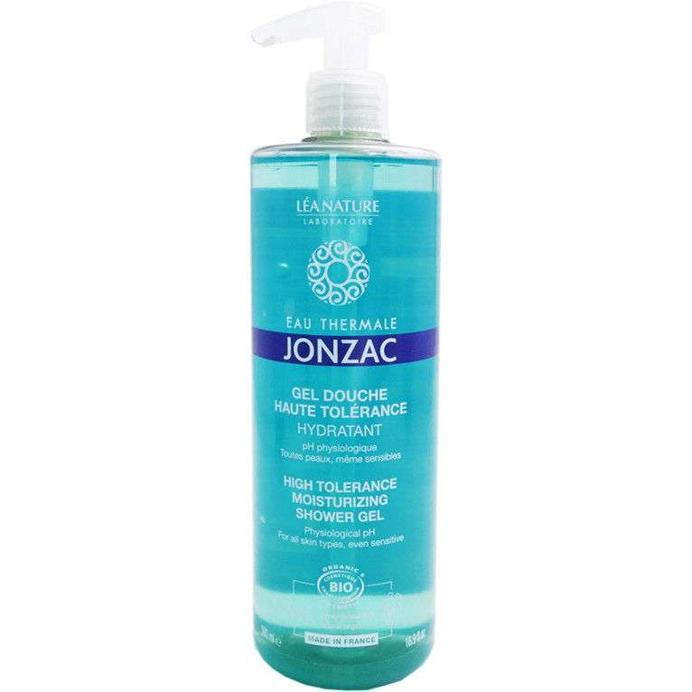 JONZAC GEL DOUCHE HAUTE TOLERANCE HYDRATANT BIO 500ML