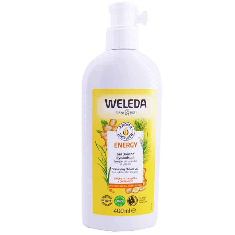 WELEDA ENERGY GEL DOUCHE DYNAMISANT BIO 400ML