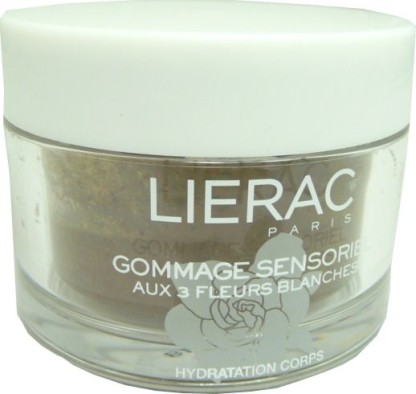 LIERAC GOMMAGE SENSORIEL AUX 3 FLEURS BLANCHES 175ML