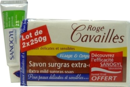 ROGE CAVAILLES SAVON SURGRAS VISAGE ET CORPS LOT DE 2