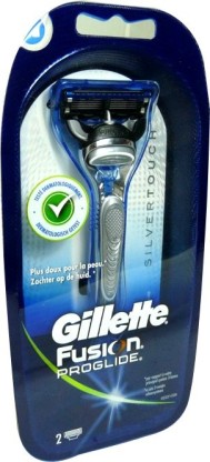 RASOIR GILETTE FUSION PROGLIDE SILVERTOUCH
