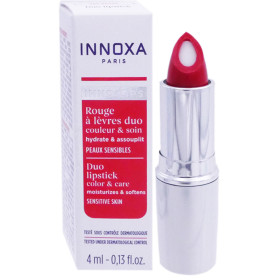 Rouge à Lèvres INNOXA Rouge Volcan – Brillant, 3.5g – Testé Dermatologiquement – Neuf