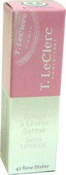 Rouge à Lèvres T. Leclerc Satiné Régallbe Hydrate - Teinte 42 Rose Divine - Neuf 4g