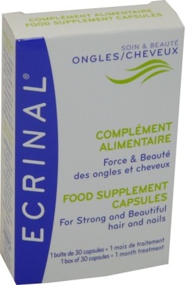 ECRINAL ONGLES ET CHEVEUX 30 CAPSULES