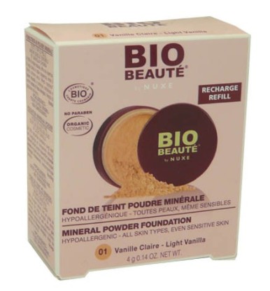 BIO BEAUTE FOND DE TEINT AVEC PINCEAU VANILLE CLAIRE