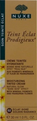 NUXE TEINT ÉCLAT PRODIGIEUX CRÈME TEINTÉE N°2 DORÉ 30 ML
