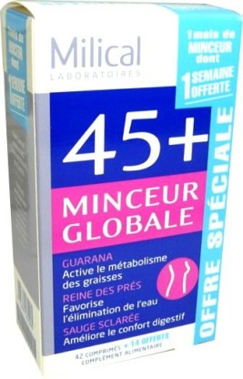 MILICAL 45+ MINCEUR GLOBALE 56 COMPRIMES