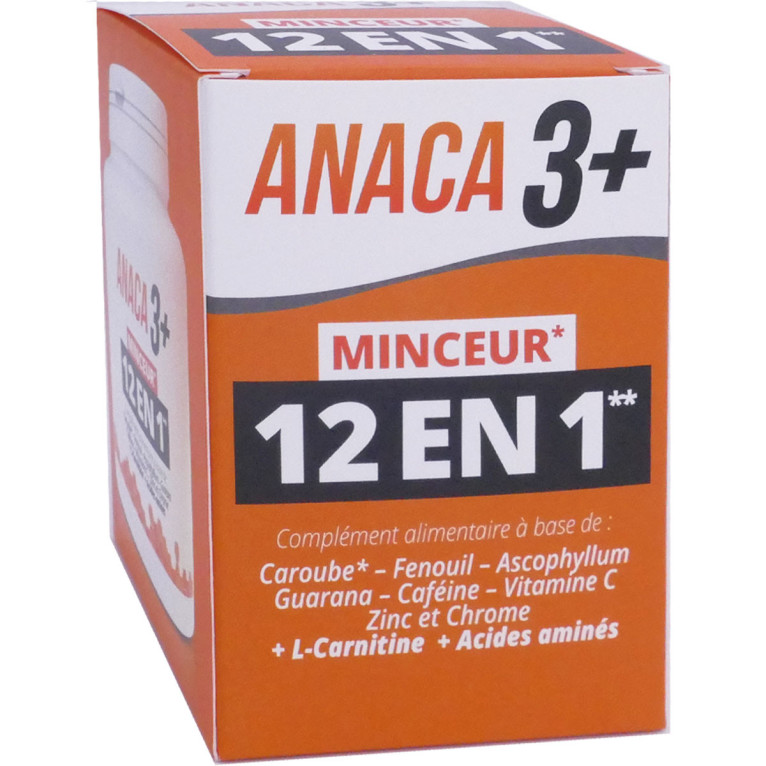 ANACA 3+ - Perte de poids + d'ingrédients minceur (120 gélules)