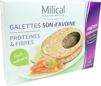 MILICAL GALETTES SON D'AVOINE X4