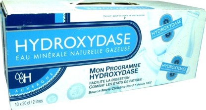 HYDROXYDASE EAU MINERALE NATURELLE GAZEUSE ! 1Max par commande !