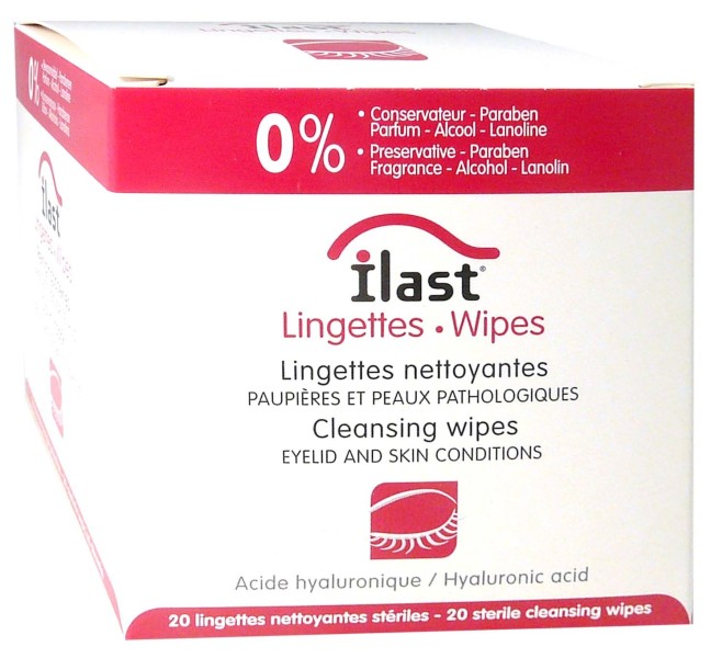 ILAST LINGETTES NETTOYANTES PAUPIERES x20 Parapharmacie