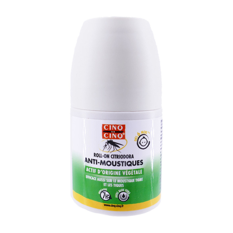CINQ SUR CINQ - Spray Lotion Anti-Moustiques - Tropic - Lot de 2 x 75ml