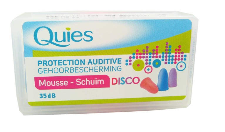 Quies Protection Auditive en Mousse Anti-Bruit 35 dB Disco