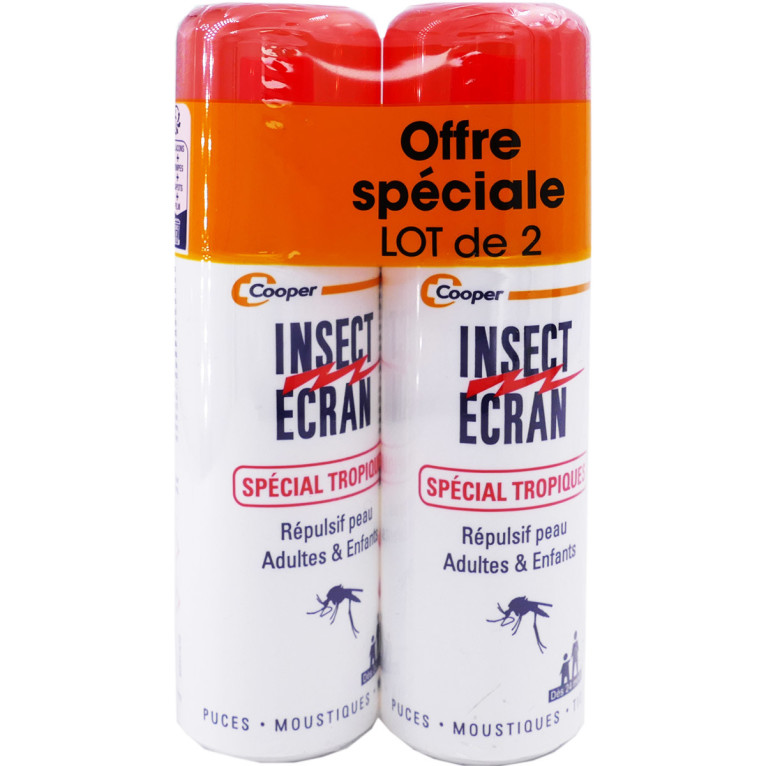 Anti-moustiques - répulsif- Spécial Tropiques - INSECT ECRAN