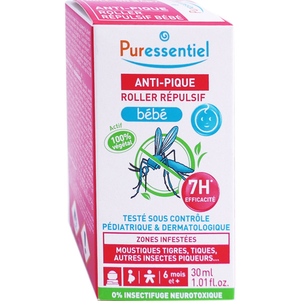 Puressentiel Anti Pique Roller Repulsif Bio Bebe 30ml Parapharmacie Pharmashopdiscount Com