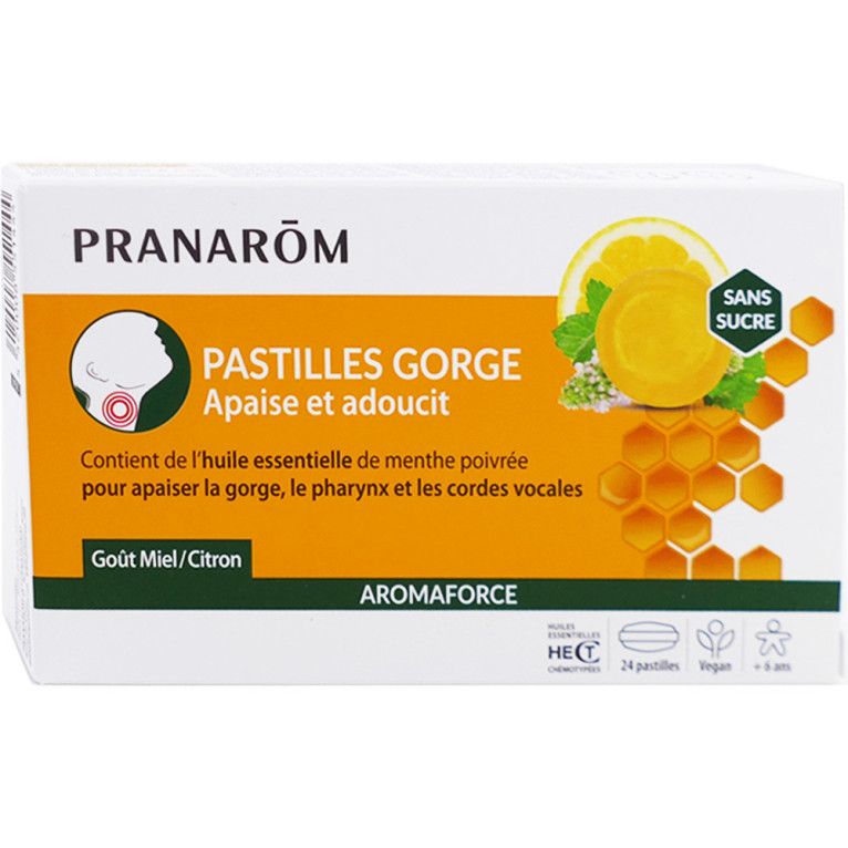 Pastilles gorge citron-miel Le Comptoir Aroma - dès 10 ans
