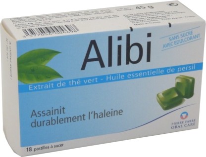 ALIBI HALEINE 18 PASTILLES A SUCER
