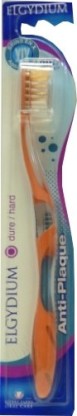 BROSSE A DENTS ANTI PLAQUE MEDIUM ORANGE OU VIOLETTE
