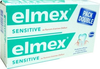 ELMEX DENTIFRICE SENSITIVE LOT DE 2 X 50ML