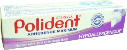 POLIDENT ADHERENCE MAXIMUM HYPOALLERGENIQUE 40G