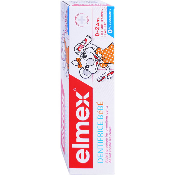 Elmex Dentifrice Bebe 0 2 Ans 50ml Parapharmacie Pharmashopdiscount Com