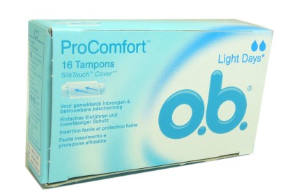 OB TAMPON PERIODIQUE PRO COMFORT LIGHT16