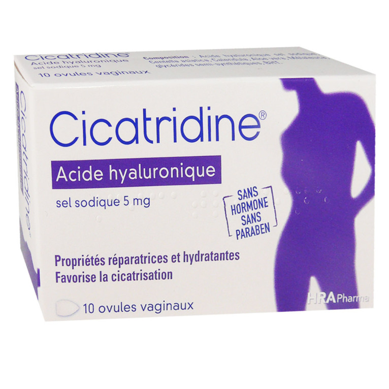 Cicatridine - 10 Ovules d'Acide Hyaluronique