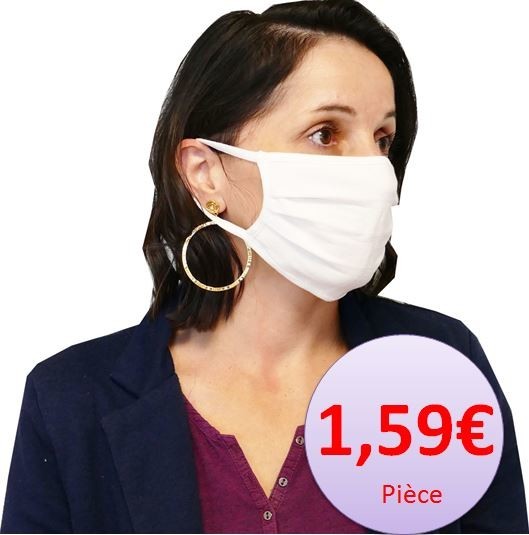 Masque de protection lavable réutilisable efficacité FFP2 R