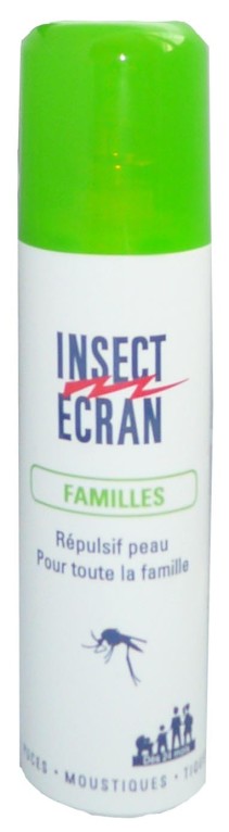 Insect Ecran Familles 2x100ml - Protection Moustiques Tiques Puces