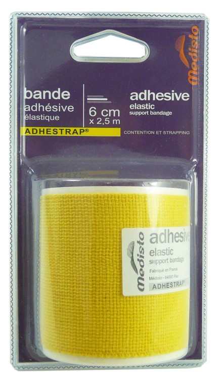 BANDE ADHESIVE ELASTIQUE 6CMx2,5M BLISTER