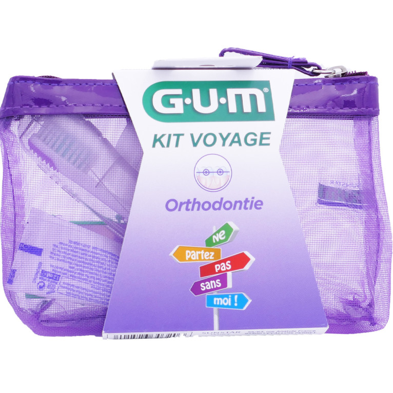 GUM Kit de Voyage JUNIOR Brossage des dents Pharmacie Veau France