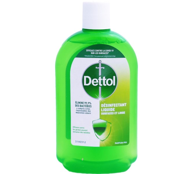 DETTOL DESINFECTANT LIQUIDE SURFACES ET LINGE 500ML Parapharmacie