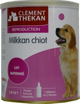 MILKKAN LAIT CHIOT 350G + 1 BIBERON + 2 TETINES
