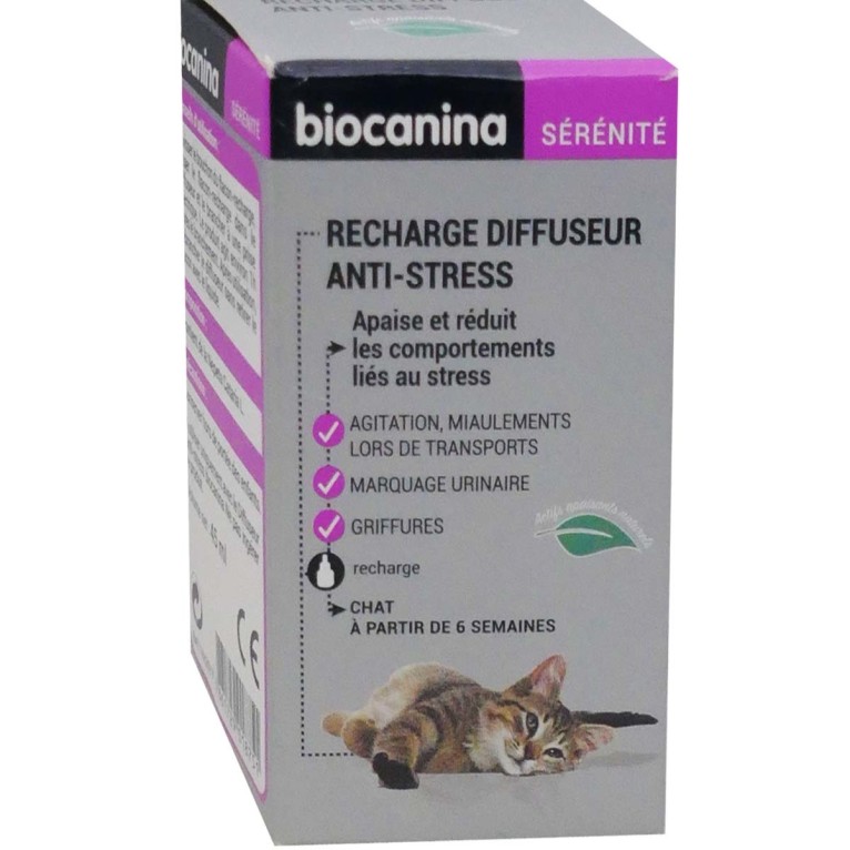 BIOCANINA Diffuseur avec recharge anti-stress chat Biocanina