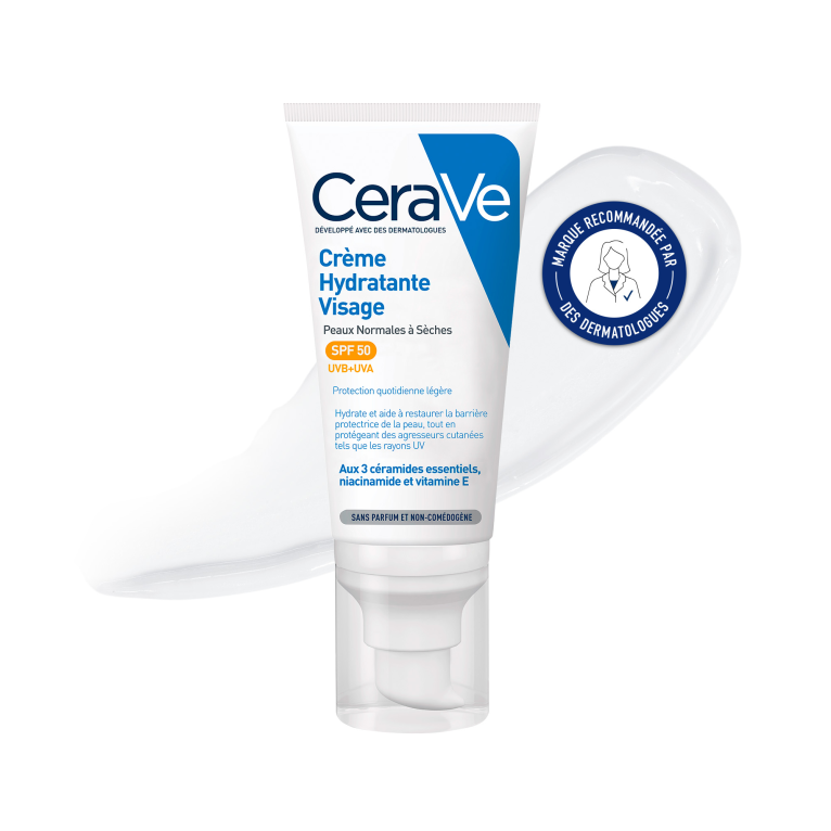 CERAVE CREME HYDRATANTE VISAGE SPF50 52ML