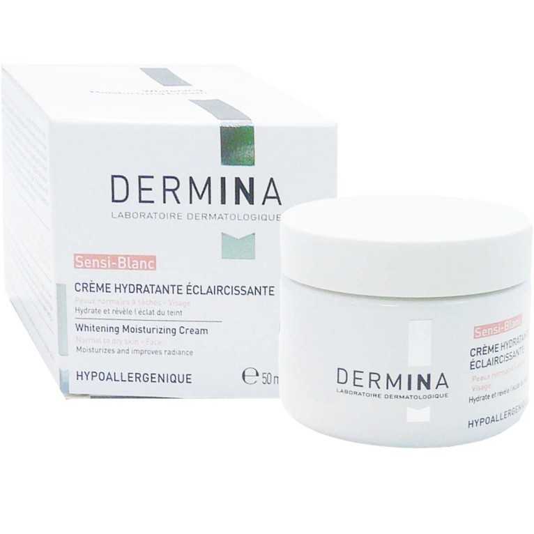 DERMINA SENSIBLANC CREME HYDRATANTE ECLAIRCISSANTE 50ML